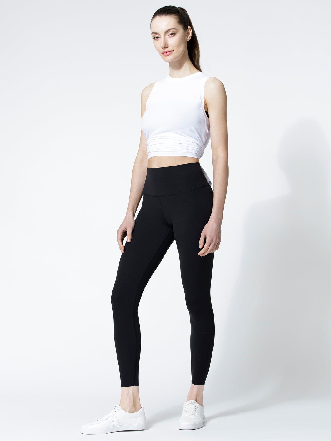 TIE BACK TRAINING TANK, WHITE
