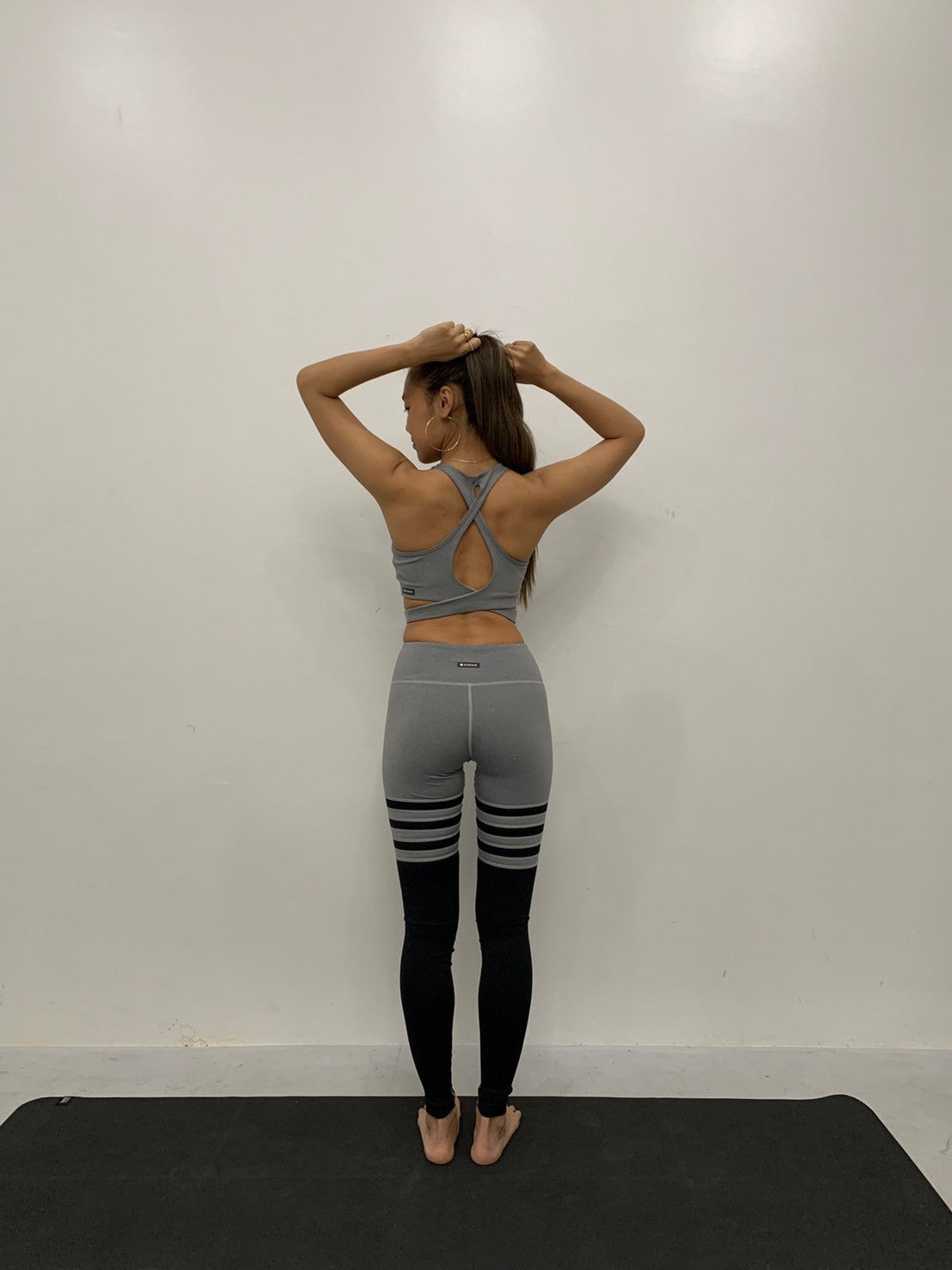 INFINITY BRA, LIGHT HEATHER GREY