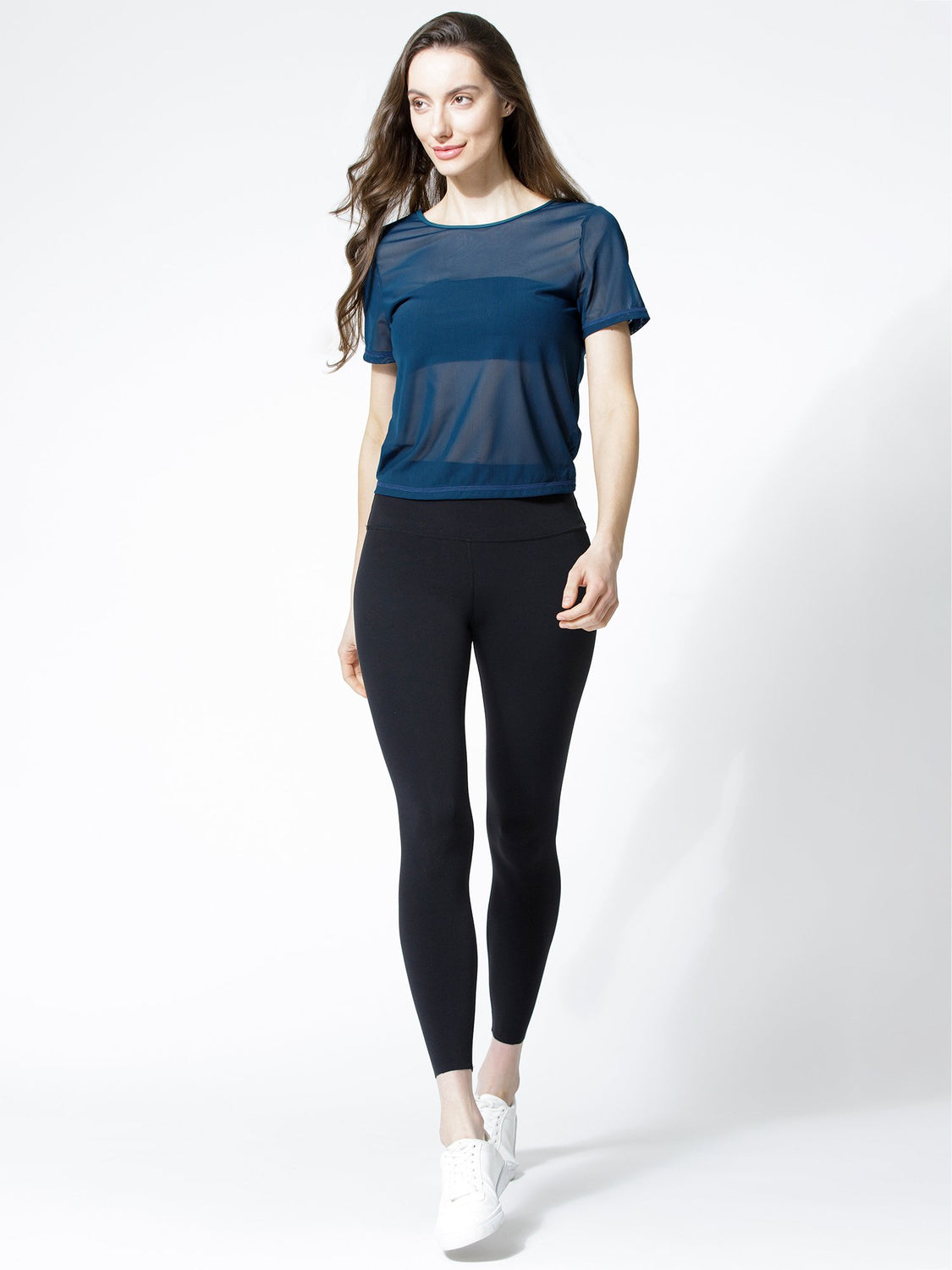 MESH TWIST TEE, LAKE MESH