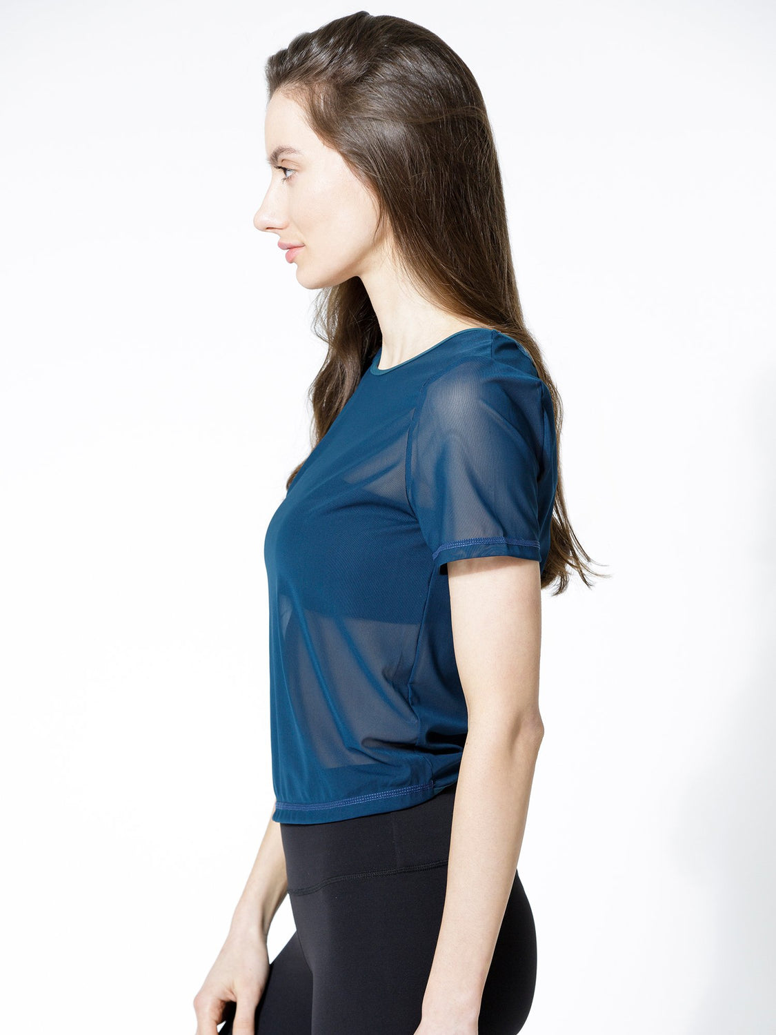 MESH TWIST TEE, LAKE MESH