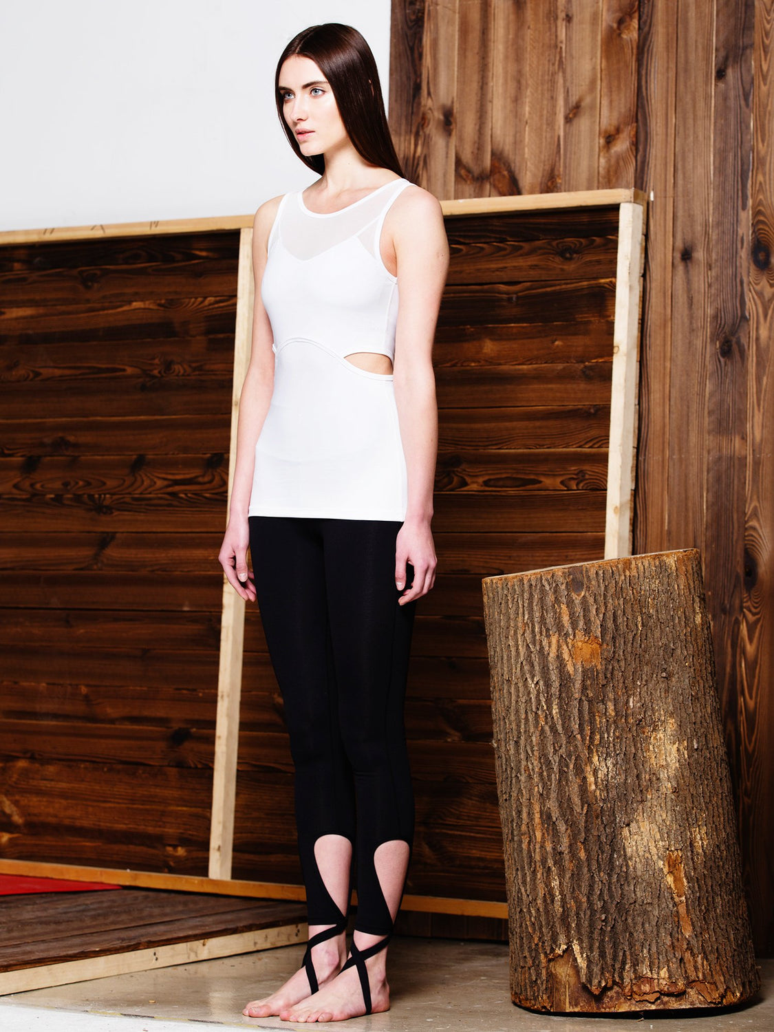 VIBE TANK, WHITE/WHITE MESH