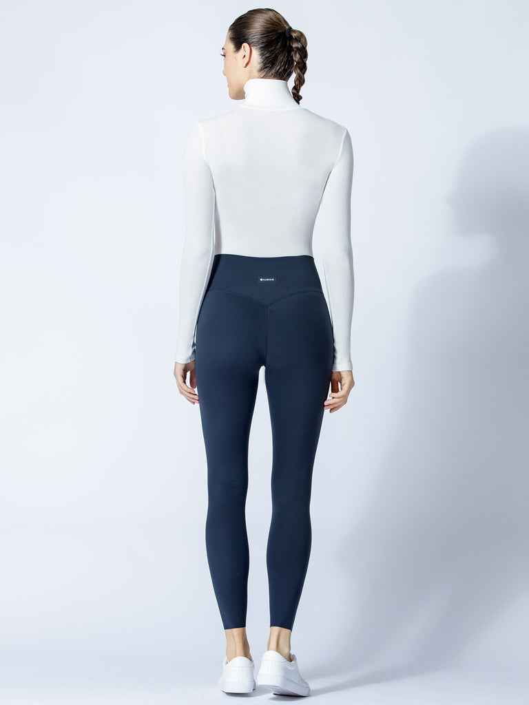 TURTLENECK BODYSUIT, WHITE
