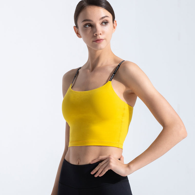 CT LOGO TANK, SUNFLOWER