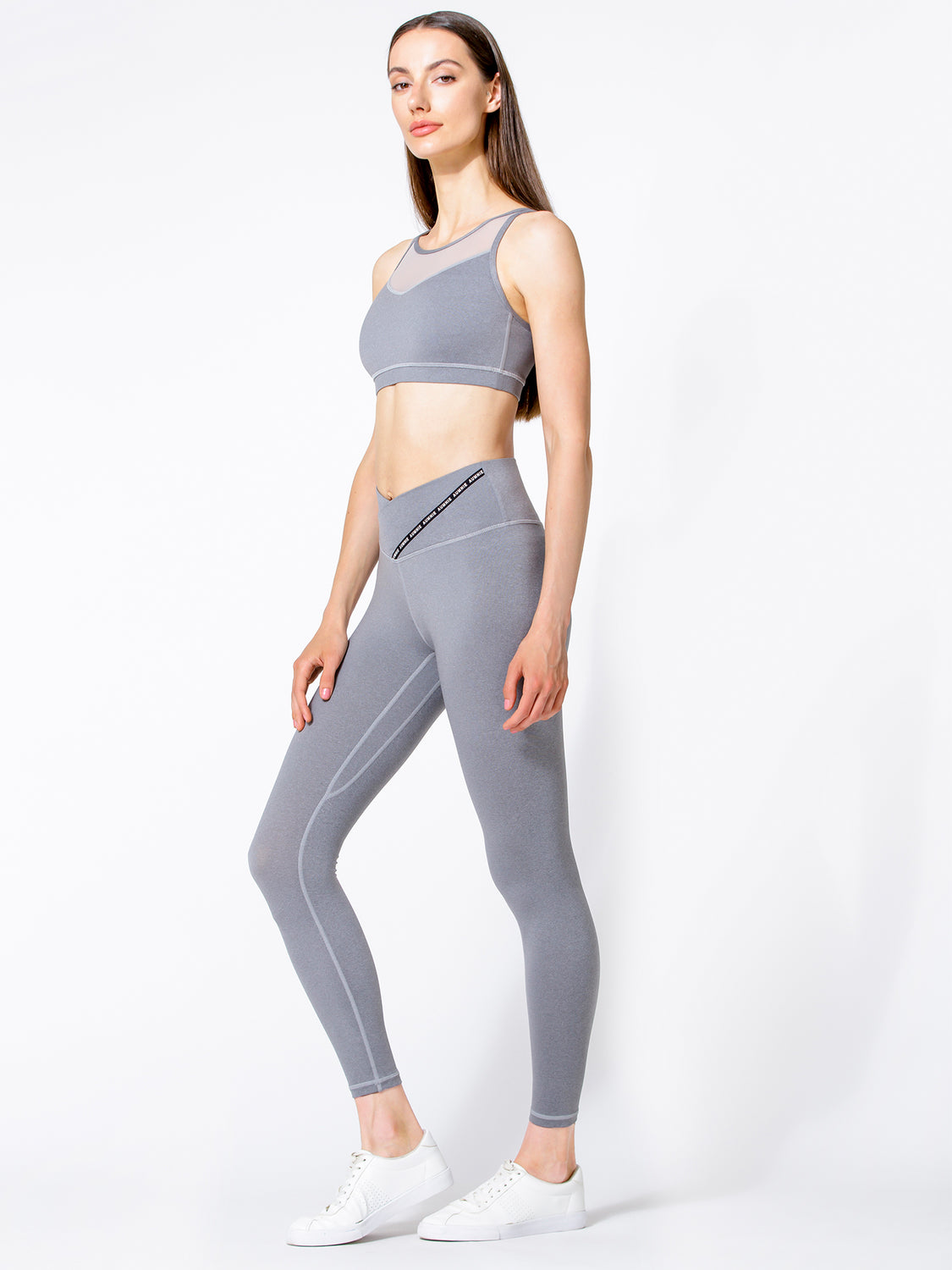 VANTAGE BRA, LIGHT HEATHER GREY