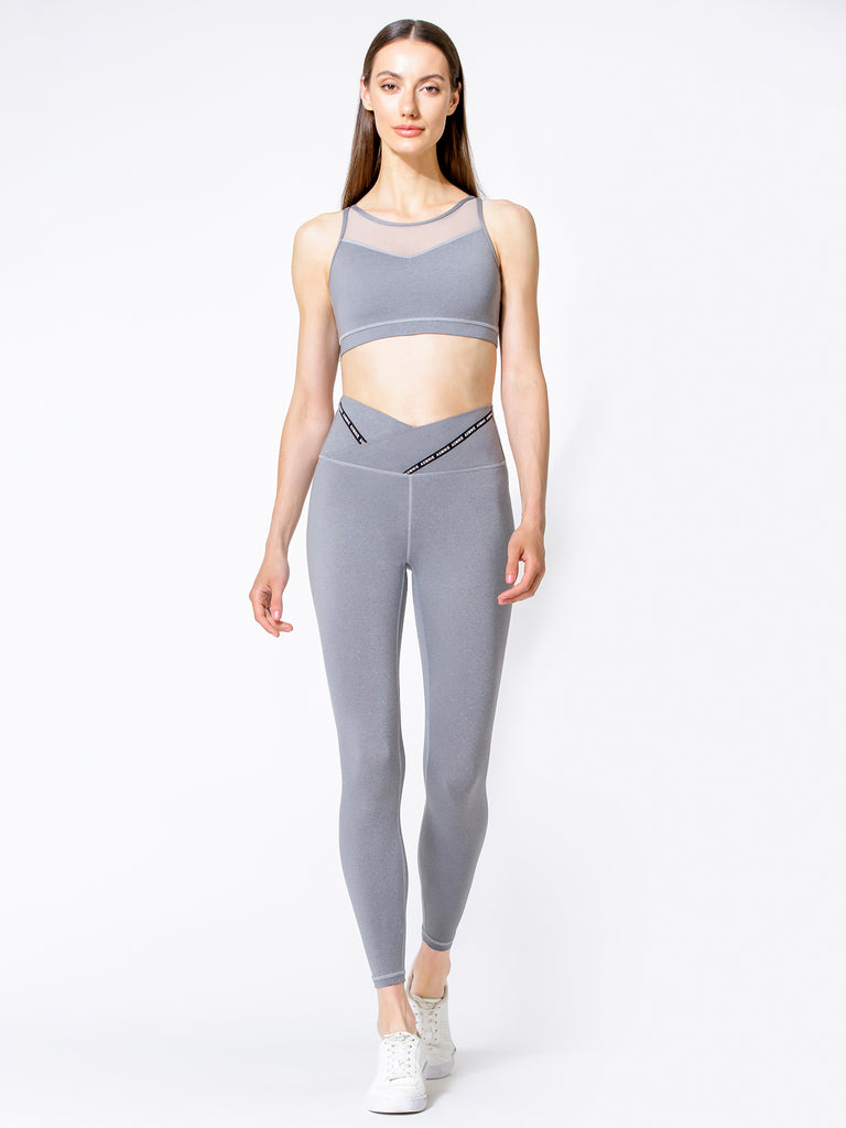 VANTAGE BRA, LIGHT HEATHER GREY