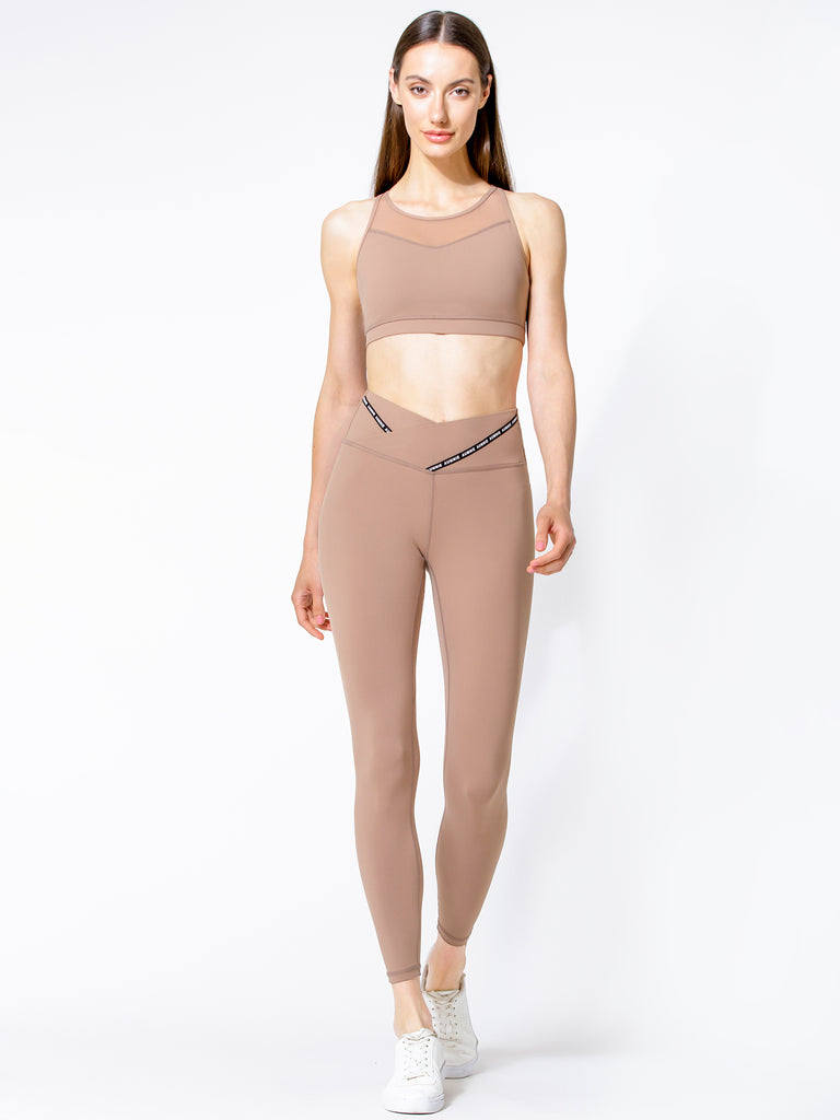 FUSION WRAP PANTS, MOCHA