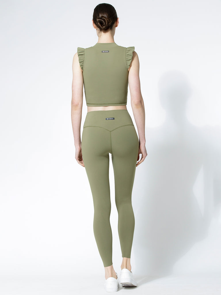 V-RUFFLED PURE TANK 2.0, SAGE