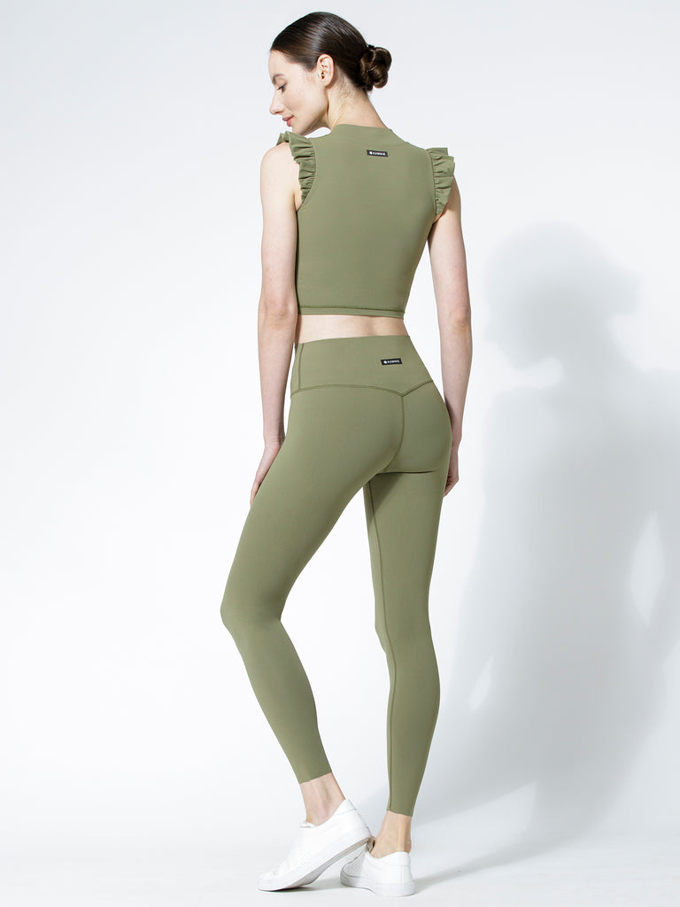V-RUFFLED PURE TANK 2.0, SAGE