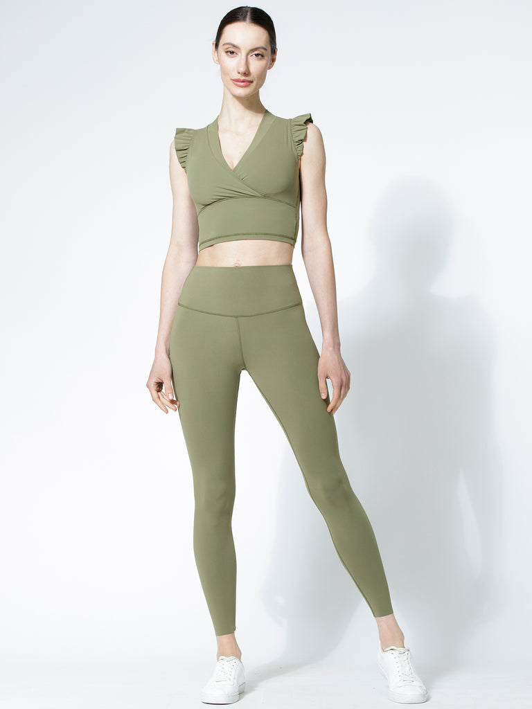 V-RUFFLED PURE TANK 2.0, SAGE