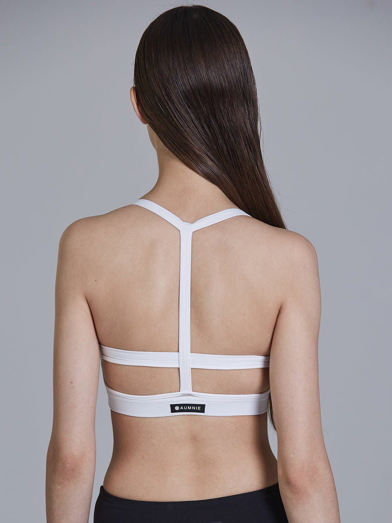 IRIS BRA, WHITE/WHITE MESH