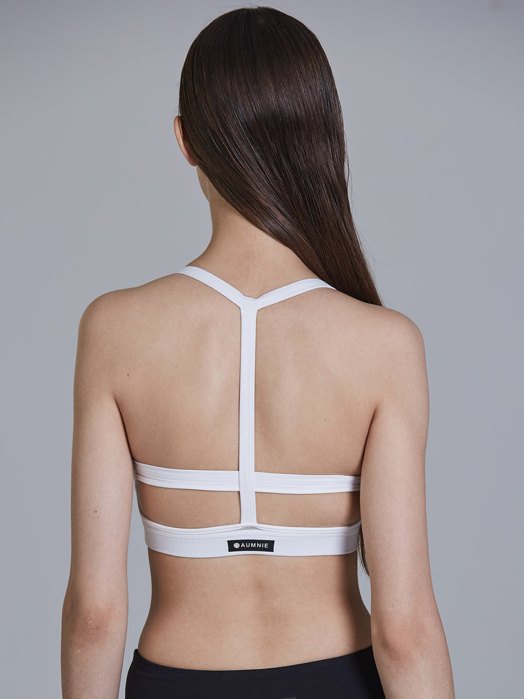 IRIS BRA, WHITE/WHITE MESH