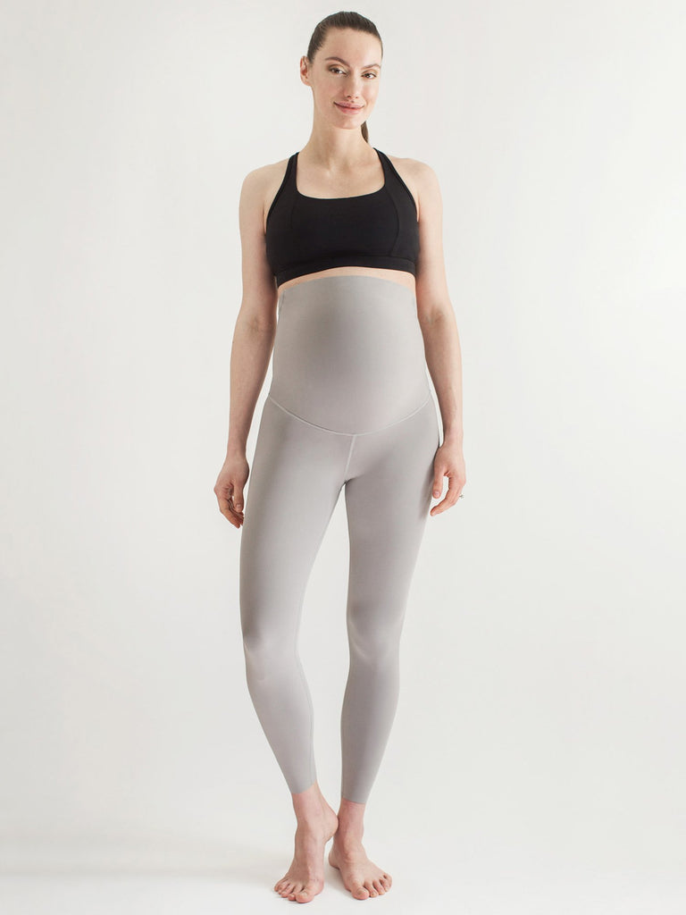 OVER-THE-BUMP MATERNITY SHAPE PANTS, LUNAR GREY