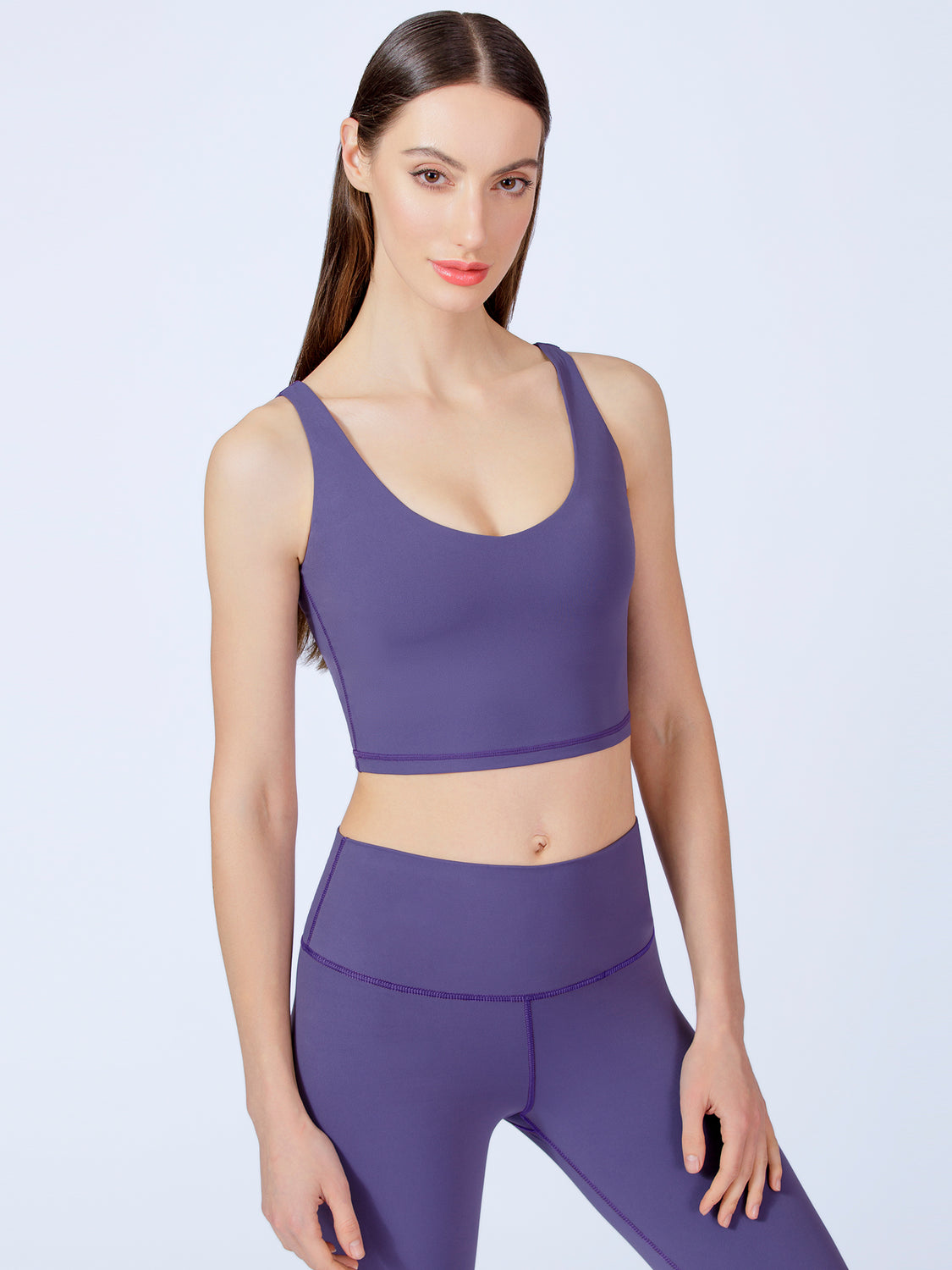 U NECK NUDE TANK, DUSK