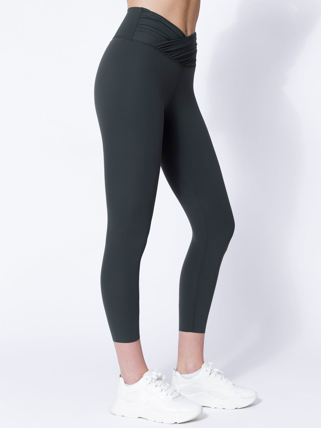 NUDE WRAP ANKLE CROPS, DEEP FOREST