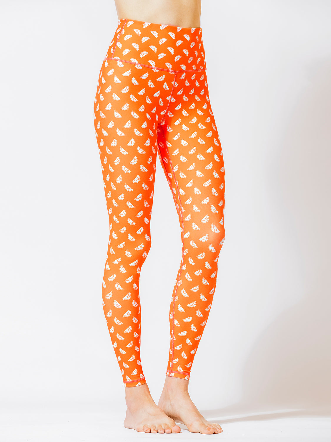 SEAMLESS IMAGE PANTS, ORANGE GALILEO