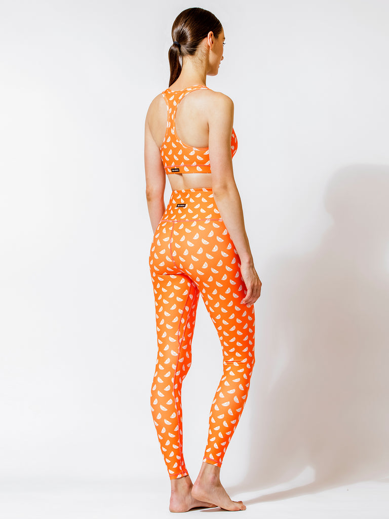 SEAMLESS IMAGE PANTS, ORANGE GALILEO