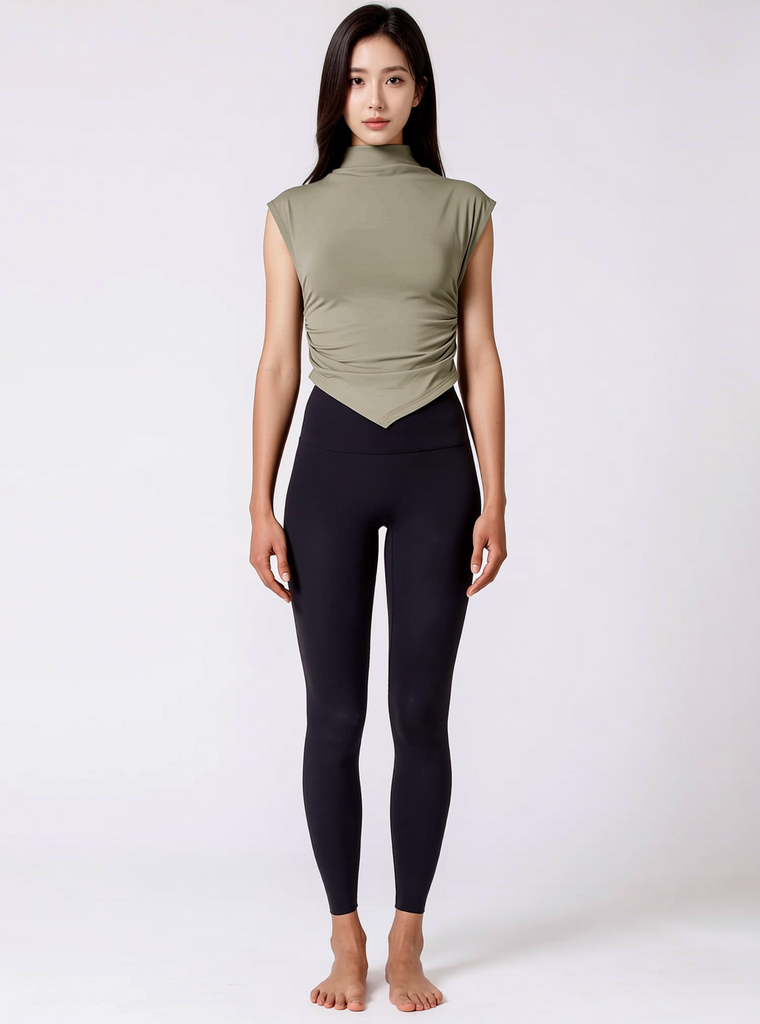 LIQUID SCULPT PANTS LEGGINGS, BLACK