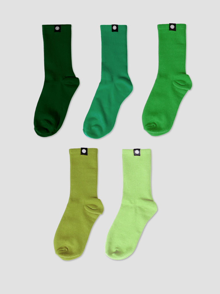 CHROMA CREW SOCKS SET, FOREST