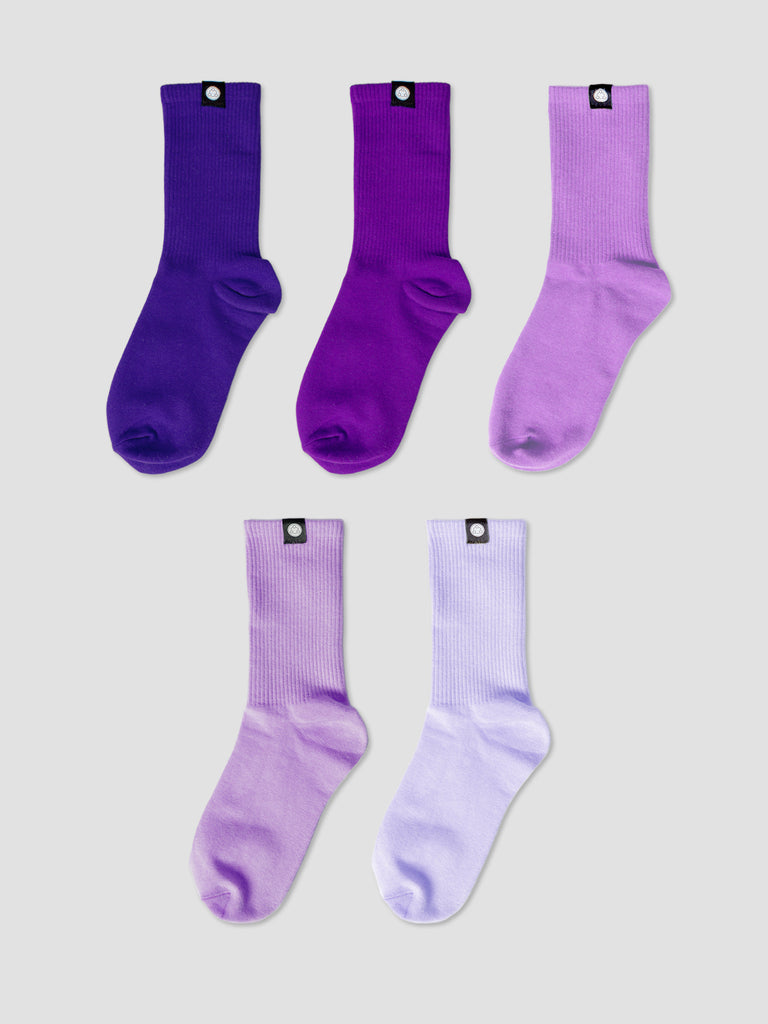 CHROMA CREW SOCKS SET, GALAXY