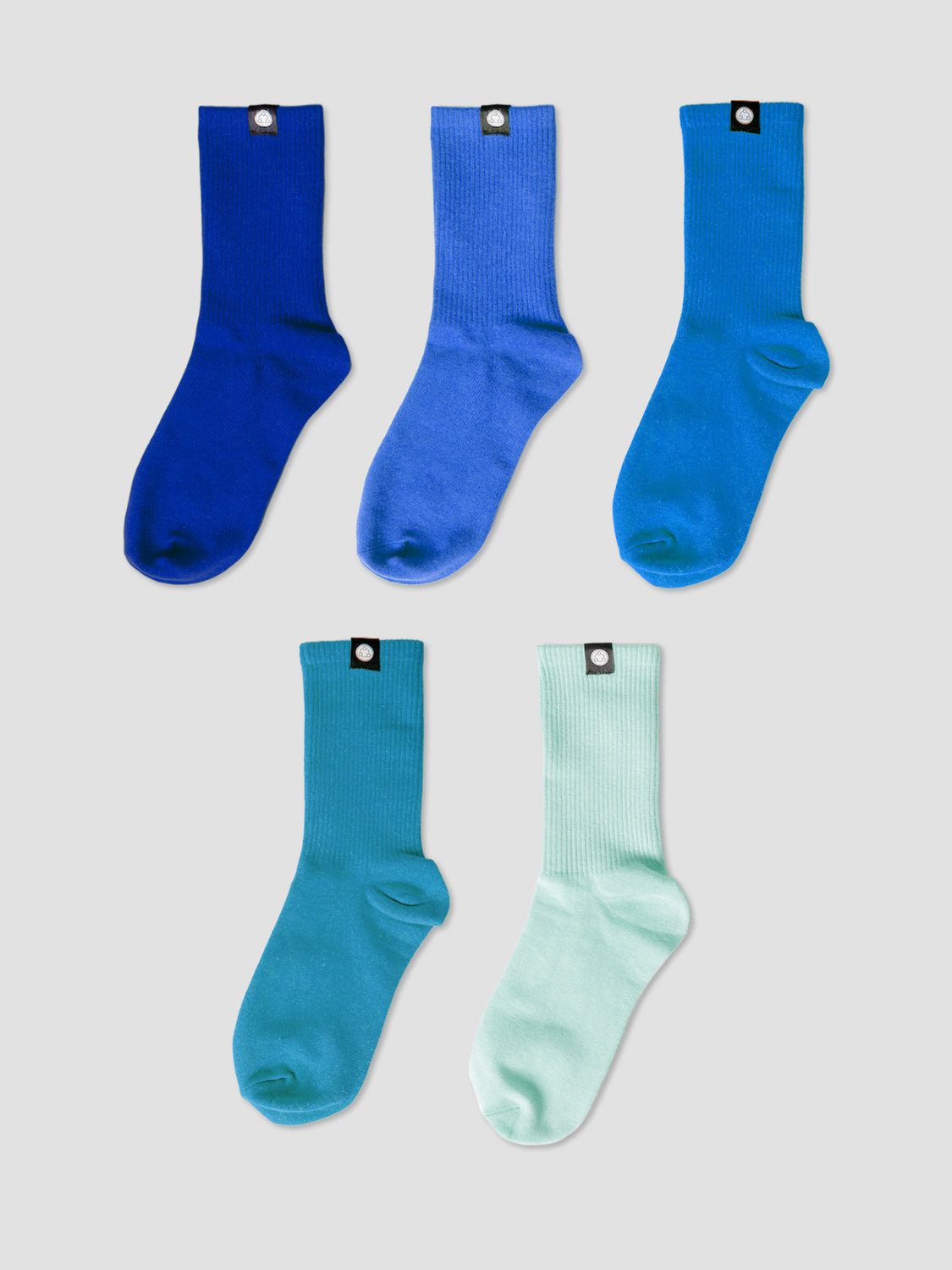 CHROMA CREW SOCKS SET, OCEAN