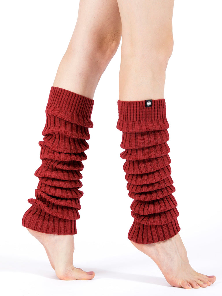 KNEE HIGH LEG WARMERS, CHILLI