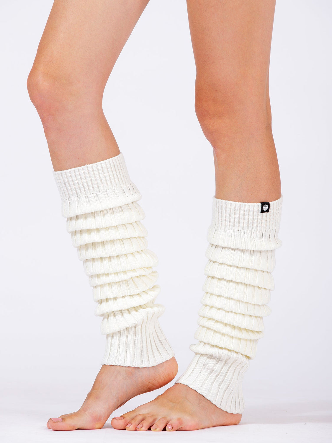 KNEE HIGH LEG WARMERS, WHITE