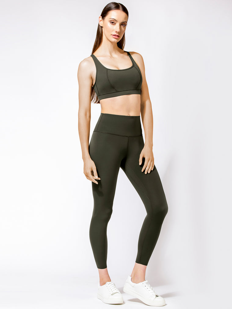 HARMONY BRA, DARK GREEN