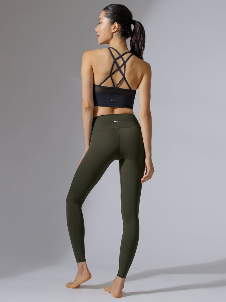 NUDE MINIMAL PANTS, DARK GREEN