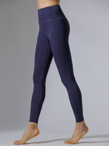 NUDE HIGH WAIST MINIMAL PANTS, IRIS BLUE