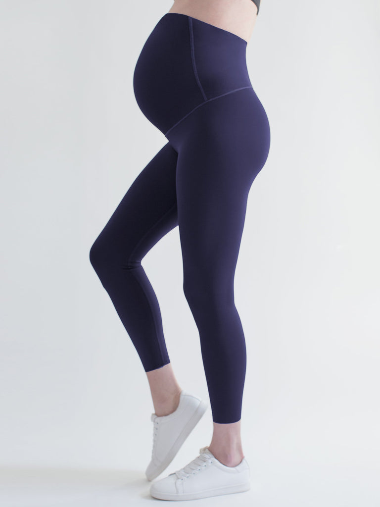 OVER THE BUMP MATERNITY SHAPE PANTS, IRIS BLUE