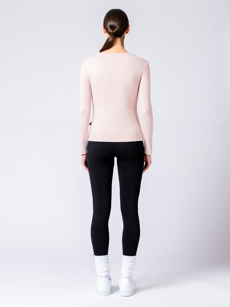 THERMAL FLEECE LONG SLEEVE TOP,CASSIAS