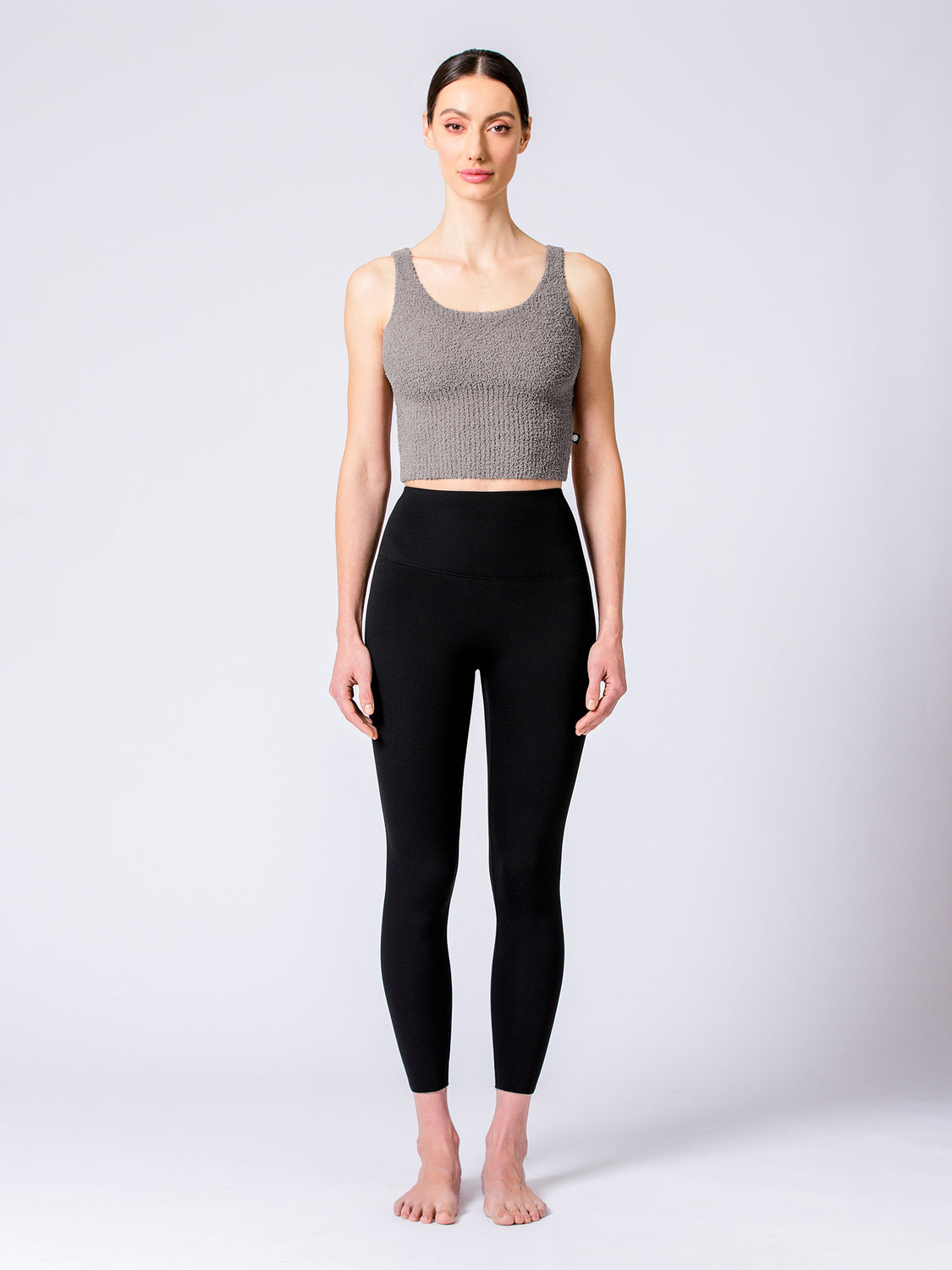 VEGAN WOOL TEDDY TANK, TRUFFLE
