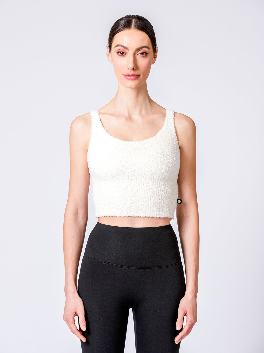 VEGAN WOOL TEDDY TANK, OATS