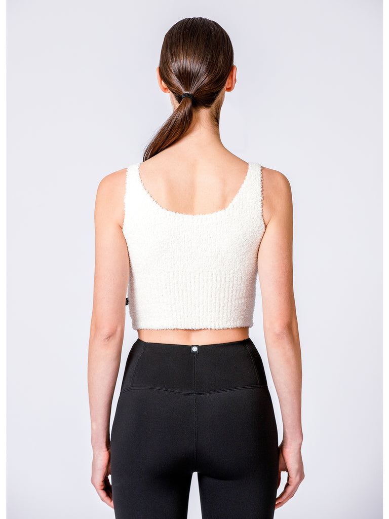 VEGAN WOOL TEDDY TANK, OATS