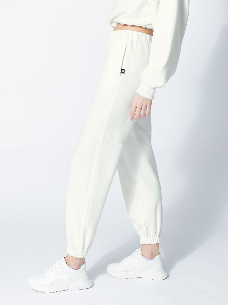 COTTON SWEATPANTS, OFF-WHITE