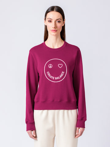 HAPPY GLOW SWEATSHIRT, WILDBERRY