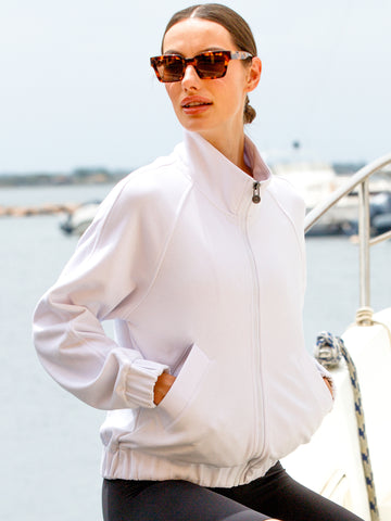 SWIFT COTTON JACKET, WHITE