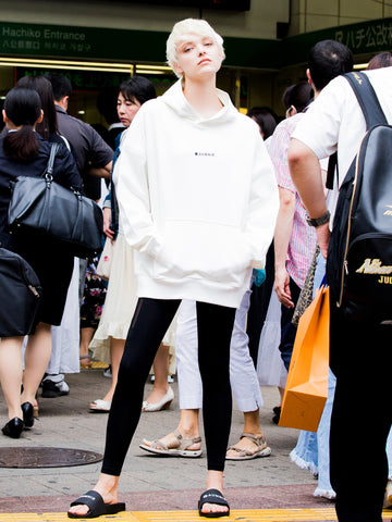 LOGO HOODIE, WHITE