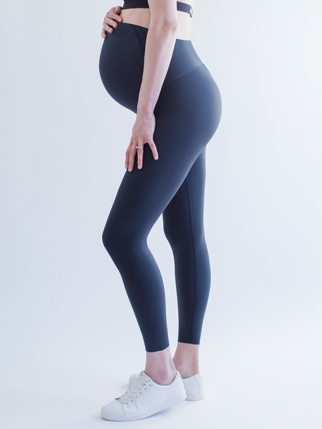OVER-THE-BUMP MATERNITY SHAPE PANTS, MIDNIGHT