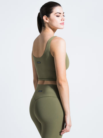 U NECK NUDE TANK, SAGE