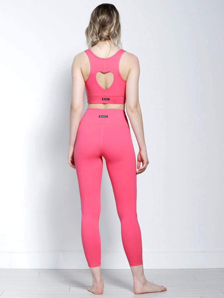 HIGH WAIST ANKLE CROPS, AZALEA