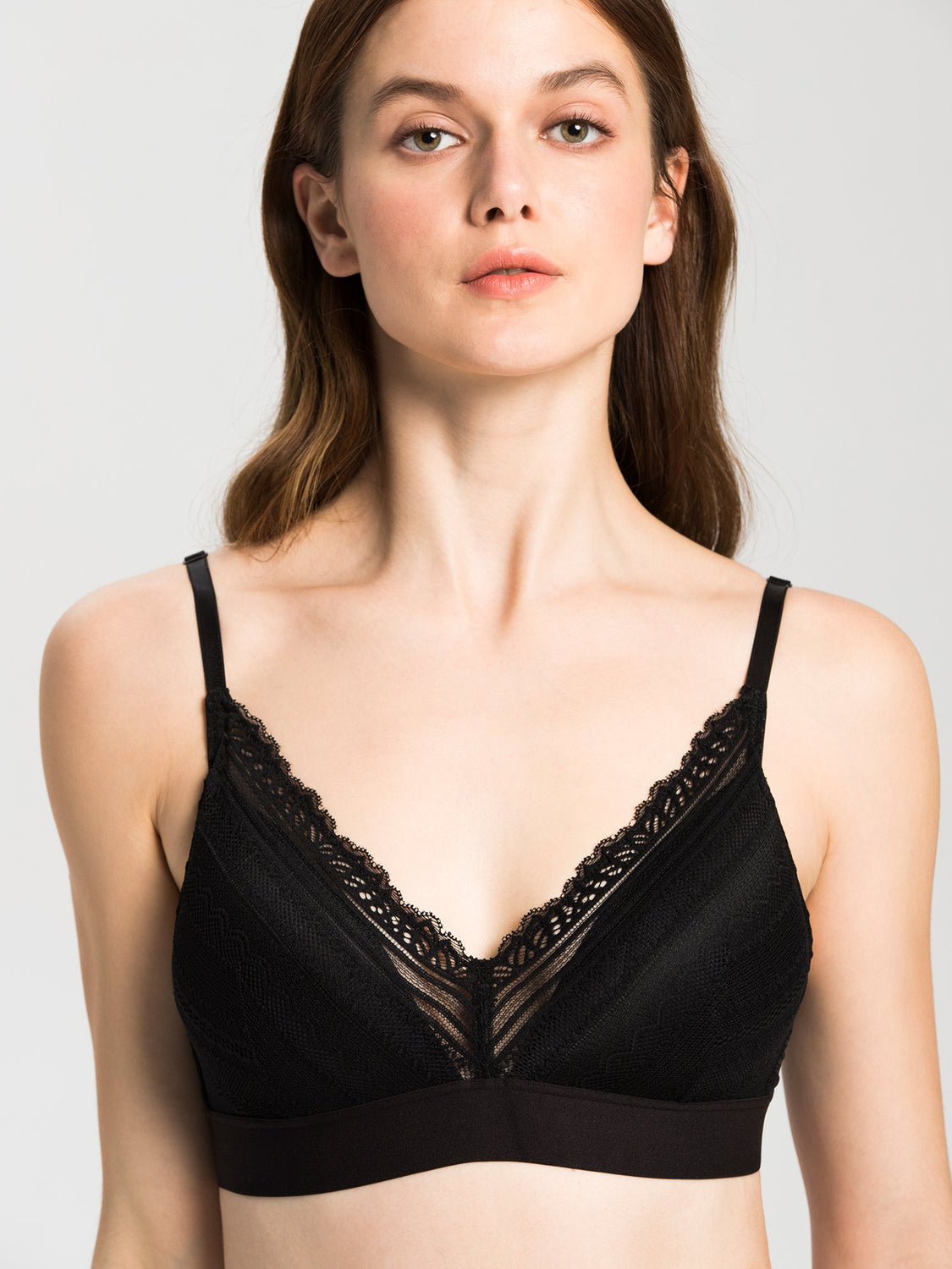 VINTAGE BRALETTE SET, BLACK