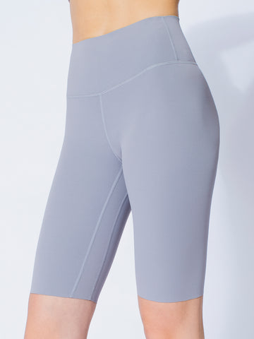 NUDE SHAPE BIKER SHORTS, LUNAR GREY