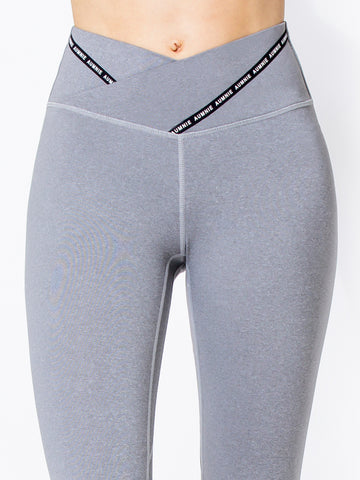 FUSION WRAP PANTS, LIGHT HEATHER GREY